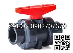 Van bi nhựa rắc co 2 đầu sử dụng ống phi 32 Đồng Nai