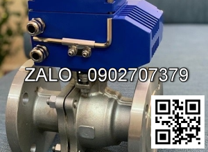 Van bi điện điều khiển gang không ren 2 ngã DN150