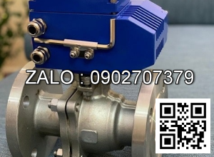 Van bi điện điều khiển gang không ren 2 ngã DN80