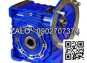 Hộp giảm tốc vỏ nhôm Model : NMRV 110 ( 90B5 ) lỗ cốt lòi 24mm , tỉ số truyền 80