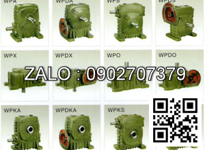Hộp giảm tốc dạng đứng trục vít - bánh vít Yushen vỏ gang , size : 80 , tỉ số truyền 1/20 mặt bích ( mặt loa ) nằm bên dưới Model : WPDS