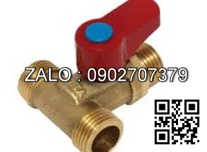 Van bi đồng lắp ren ngoài 3 ngã DN33