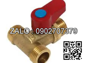 Van bi đồng lắp ren ngoài 3 ngã DN80