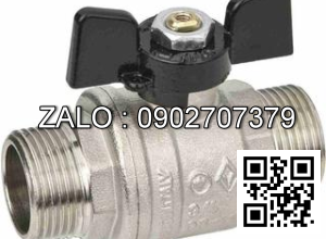 Van bi inox lắp ren ngoài 2 ngã DN25