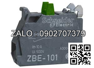 Công tắc nút nhấn Schneider ZBE-101N màu xanh