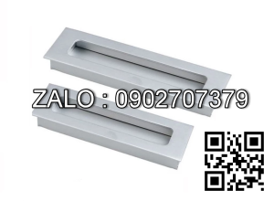 Tay nắm âm nhôm 64 Bạc