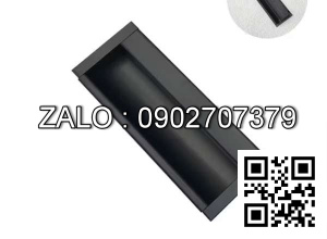 Tay nắm âm nhôm 96 Đen