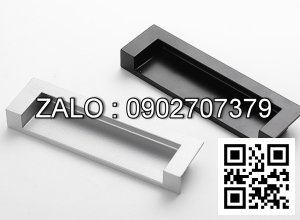 Tay nắm âm nhôm 6639 96 Đen/Bạc