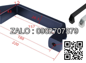 Tay nắm nhôm định hình 1000 Đen /Bạc/Vàng