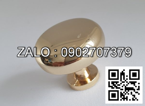 Tay nắm tròn Phi 32 Vàng/Đen/Bạc