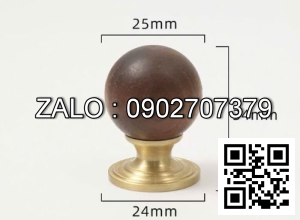 Núm tròn tân cổ điển Mã 156-Nâu Núm tròn