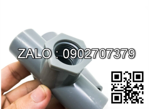 Tê nước nhựa giảm Răng trong nhụa T RT 42/27 Hoa Sen