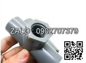 Tê nước nhựa giảm Răng trong nhụa T RT 49/27 Đệ Nhất