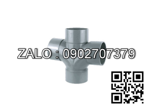 Tê nhựa chữ thập phi 21 Hoa Sen