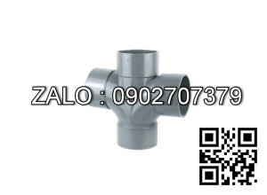 Chữ thập công 90 nhựa phi 42 Đạt Hòa