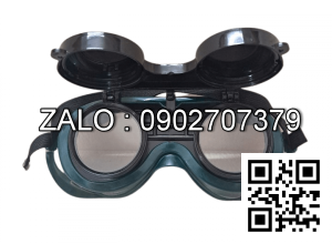 Kính hàn tròn 2 lớp trắng đen WG205