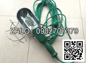 Đèn soi sáng sửa chữa trong gara dùng điện 220v có chụp rọi 