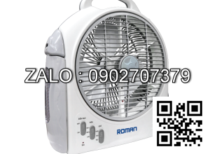 Quạt tích điện, quạt sạc điện có đèn LED✓2 pin