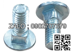 Bulong cổ vuông DIN603 Thép M6 30 mm - 20Chiếc/Gói