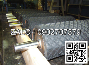 Rulo bọc cao su , Rulo băng tải