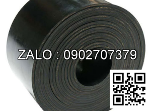 Băng tải cao su đen trơn