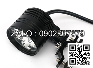 Đèn trợ sáng xe máy 4 led 3 chế độ siêu sáng 12-85V
