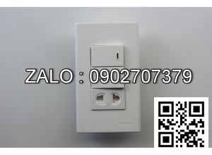 Bộ 2 công tắc + 1 Ổ cắm Panasonic Wide