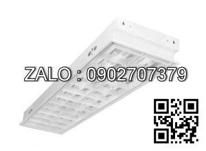 Máng đèn huỳnh quang âm trần Paragon 36/40W T8-T10 PRFA236 1216x302x88mm-(2 bóng)