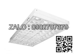 Máng đèn huỳnh quang âm trần Paragon 36/40W T8-T10 PRFA436 1216x606x88mm-(4 bóng)