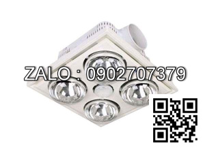 Đèn sưởi nhà tắm Hans 4 bóng H4B