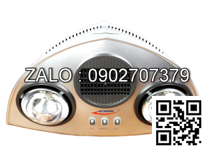 Đèn sưởi nhà tắm 2 bóng Nonan DS-18