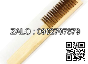 Bàn chải đồng cán gỗ