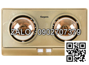 Đèn sưởi nhà tắm Kangaroo KG247 - 2 bóng