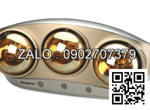Đèn sưởi nhà tắm Kangaroo KG250 - 3 bóng