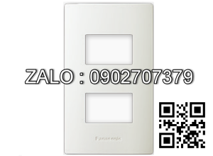 Mặt công tắc dùng cho 2 thiết bị Panasonic WEV68020MW