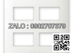 Mặt công tắc dùng cho 4 thiết bị Panasonic WEV68040MH