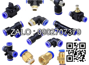 Đầu nối nhanh phi 10 PU