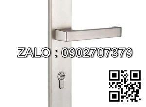 Khóa cửa tay gạt Vickini 35128.102 MSN ken xước mờ 2 đầu chìa