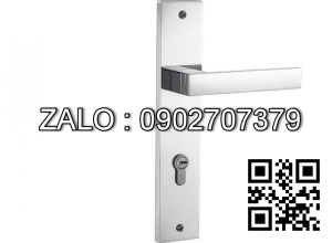 Khóa cửa tay gạt Vickini 35150.102 CP crom bóng ruột 2 đầu