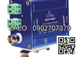 Thiết bị chống sét Camera 24V MSP-VM24 (Đồng trục, AC/DC, RS485)