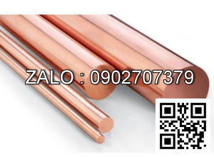 Đồng đỏ cây đặc phi 20mm dài 50cm -1m