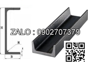 Thép hình U80 (24kg)x6000 xanh