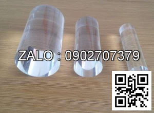 Cây Mica ( Acrylic ) Tròn Đặc Trắng Trong Phi 20Mm, 25Mm