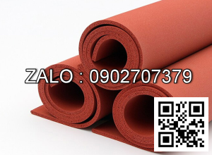 Silicon Xốp Chịu Nhiệt - Cách Nhiệt Màu Đỏ