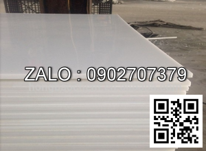 Tấm Nhựa Cứng Pp - Nhựa Tấm Pp Dày 5Mm - 6Mm Màu Trắng