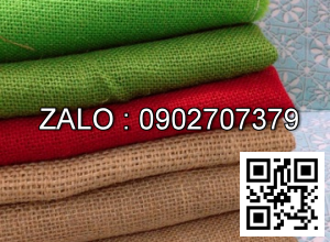 vải bố thô màu xanh kích thước khổ vải 1m2