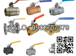 Van Bi 3 Mảnh, Van Gạt 3 Thân Inox 304 - 316