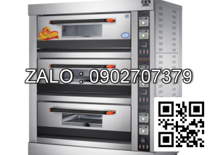Lò nướng thanh đốt 3 Tầng 6 Khay FKB-3