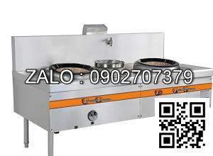 Bếp á đôi 1 bầu nước có quạt thổi BA 2/2N20/QT