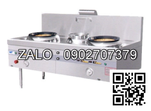 Bếp á 2 họng 1 nồi nước đánh lửa tự động RESTOP